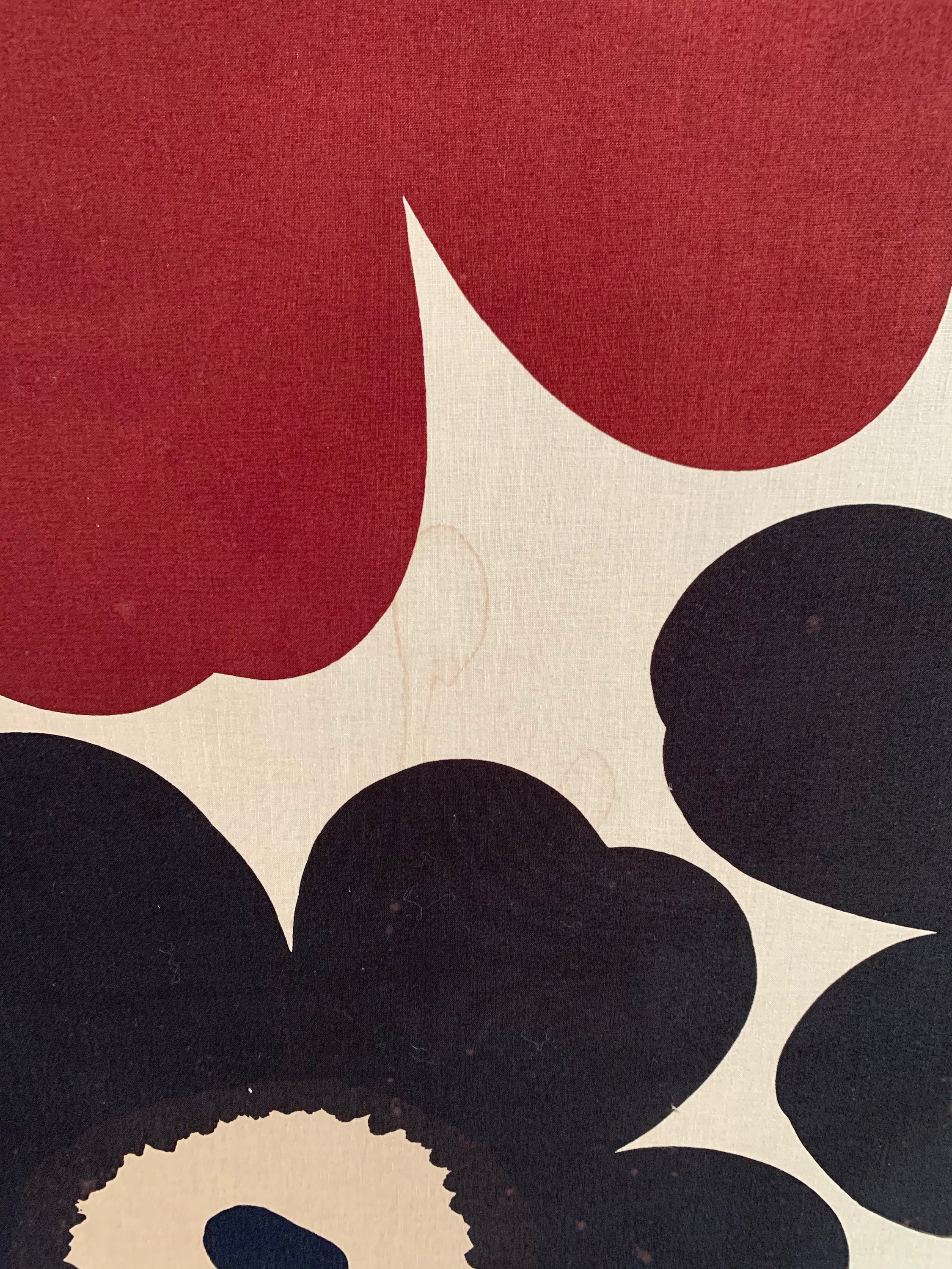 Bold Vintage 60s Marimekko Unikko Cloth Wall Hanging Tapestry Etsy