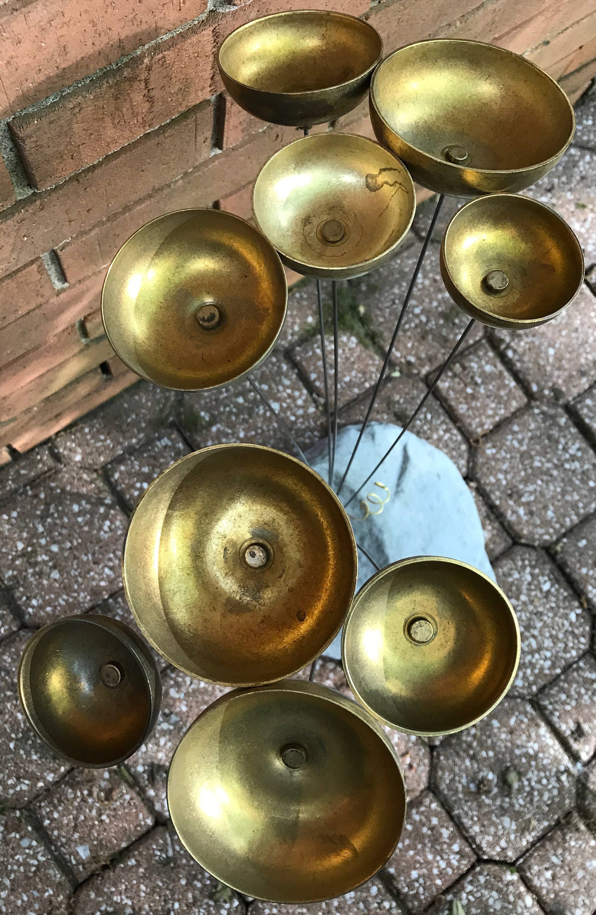 Vintage 70s 80s Woodstock Garden Bells Wind Chimes Retro