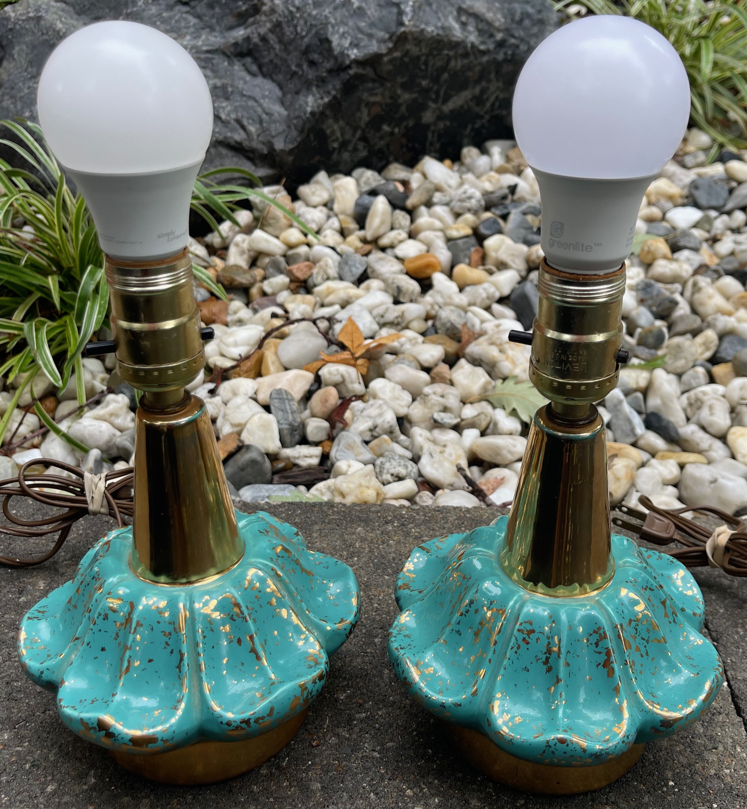 Vintage ceramic lamps 1950s deals