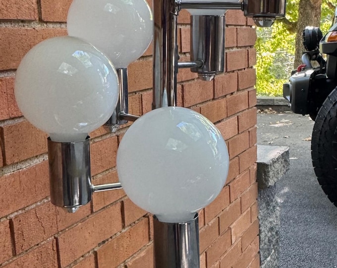 Vintage MCM Chrome Clover Lamp Mid Century Lighting Modern Space Age 60s 70s