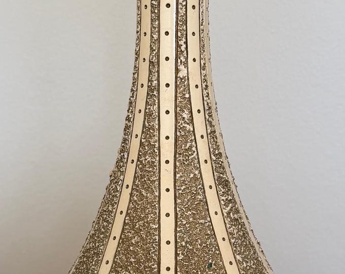 Vintage 60s MCM Quartite Creative Group Chalkware Lamp Mid Century Modern Lighting