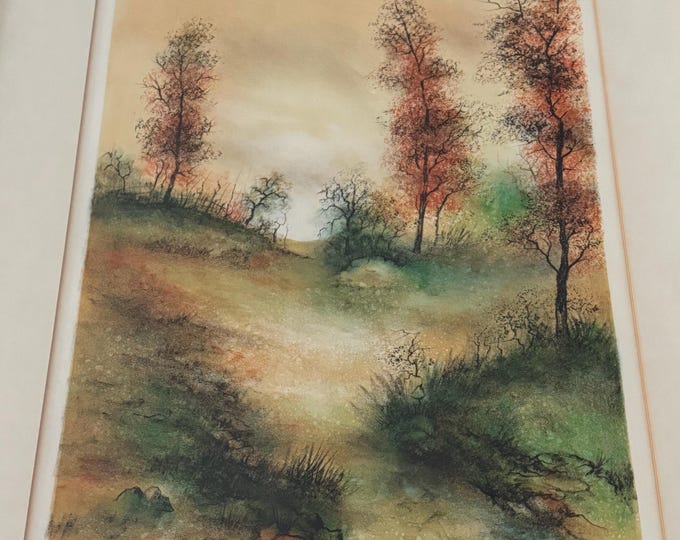 Vintage Antonio Rivera Lithograph Print Signed Numbered Modern Art Wall Hanging