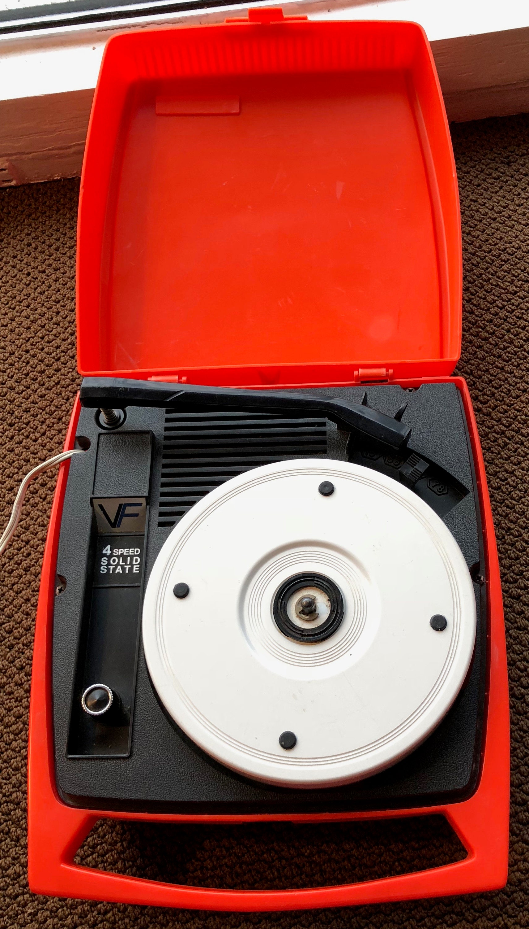 Vintage Vf Vanity Fair Industries Portable Phono Turntable Record Vintage Vf Vanity Fair Industries Portable Phono Turntable Record Player