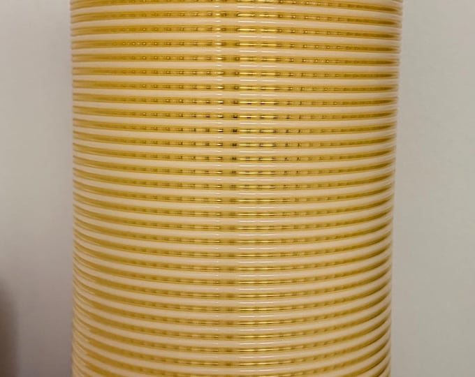 Vintage MCM Yellow ROTOFLEX Hanging Light Swag Mid Century Modern Lighting 1960s E