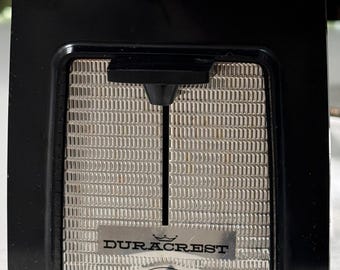 Vintage MCM DURACREST Toaster Oven Chrome Plastic Mid Century Modern Appliance 50s 60s