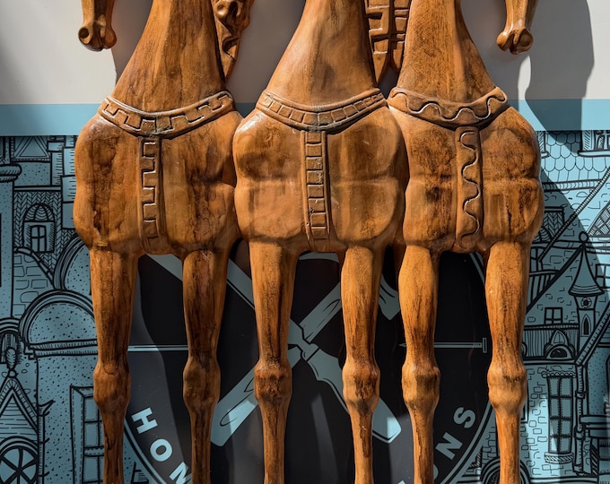 Vintage MCM Frederic Weinberg Sculptural Horse Wall Hanging Mid Century Modern