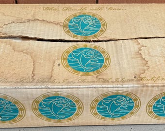 Vintage STARKIST Tuna Lowball Cocktail Rocks Glasses Glassware Barware Promotional