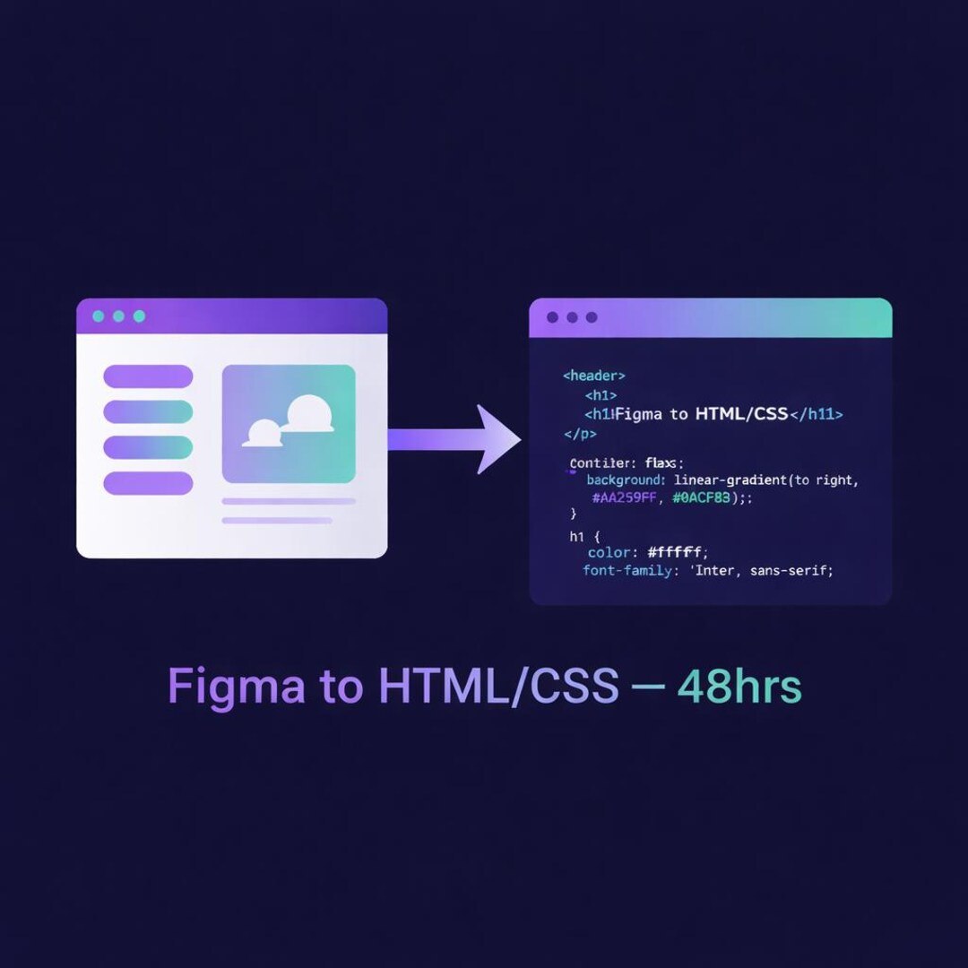 Figma to Html/css/tailwind Web Developer | Custom Landing Pages | Pixel ...