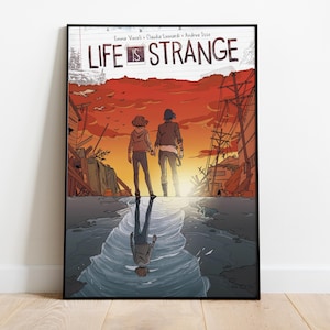 Life Is Strange Poster | Chloe & Max Wall Art | Matte Paper Print | Video Game Art | Gift Game Poster