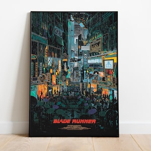 Blade Runner Poster | High Quality Ready To Print | Matte Paper Print | Movie & Film Art | Gift Movie Poster