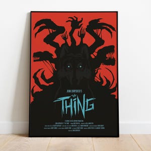 The Thing Poster | High Quality Ready To Print | Matte Paper Print | Movie & Film Art | Gift Movie Poster