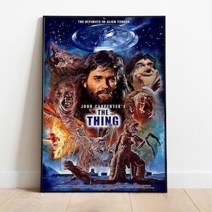 The Thing Poster | High Quality Ready To Print | Matte Paper Print | Movie & Film Art | Gift Movie Poster