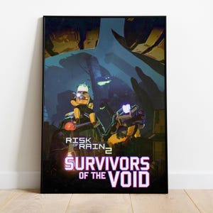Risk of Rain Poster | Commando Wall Art | Matte Paper Print | Video Game Art | Gift Game Poster