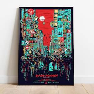 Blade Runner Poster | High Quality Ready To Print | Matte Paper Print | Movie & Film Art | Gift Movie Poster