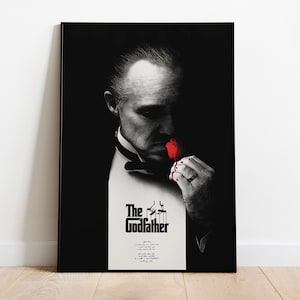 The Godfather Poster | High Quality Ready To Print | Matte Paper Print | Movie & Film Art | Gift Movie Poster