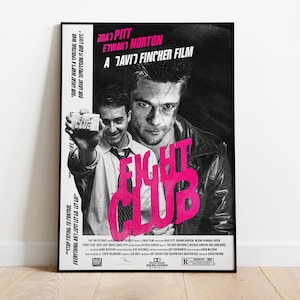 Poster du club de combat | Prêt à imprimer de haute qualité | Impression sur papier mat | Films et oeuvres d'art | Affiche de film cadeau