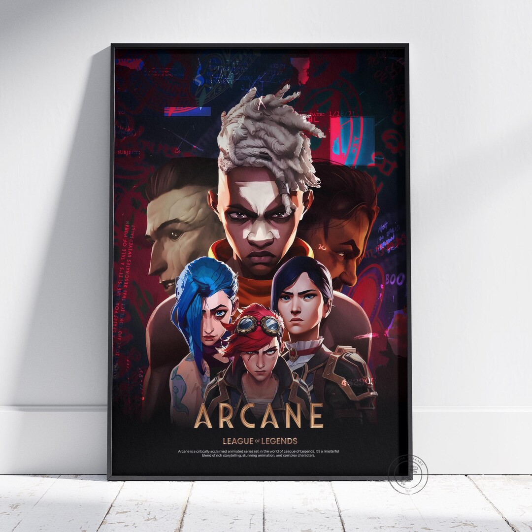 Arcane Poster : Ekko Wall Art - Etsy