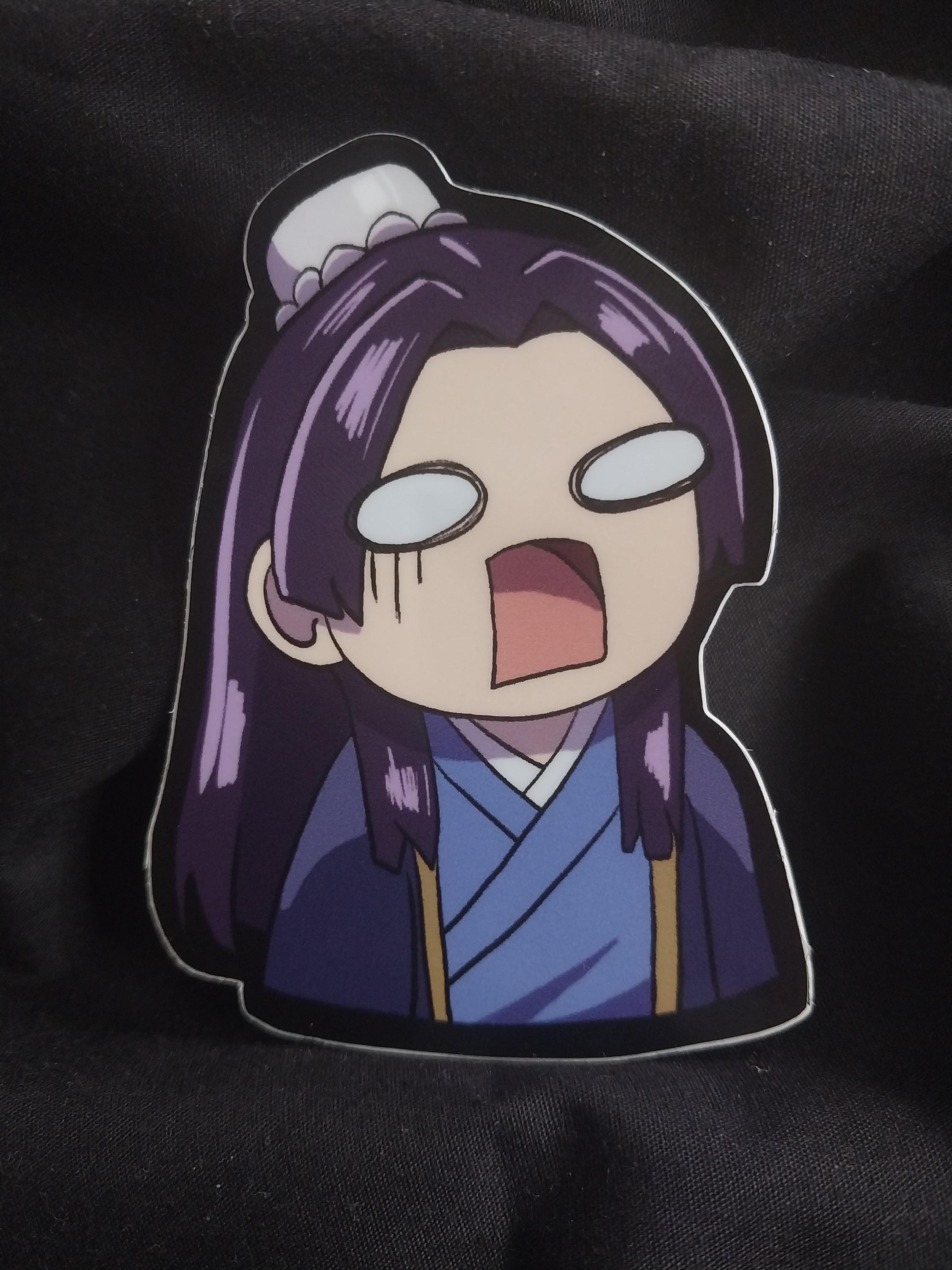 Shocked Jinshi - Apothecary Diaries Funnu Fanart Sticker - Etsy