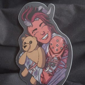 Karlach and Clive - Baldur&#39;s Gate 3 Fanart Sticker