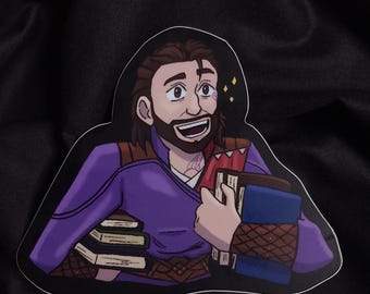 Want to Learn Some Magic!? - Gale Baldur's Gate 3 Fanart Sticker