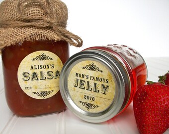 mason jar labels etsy