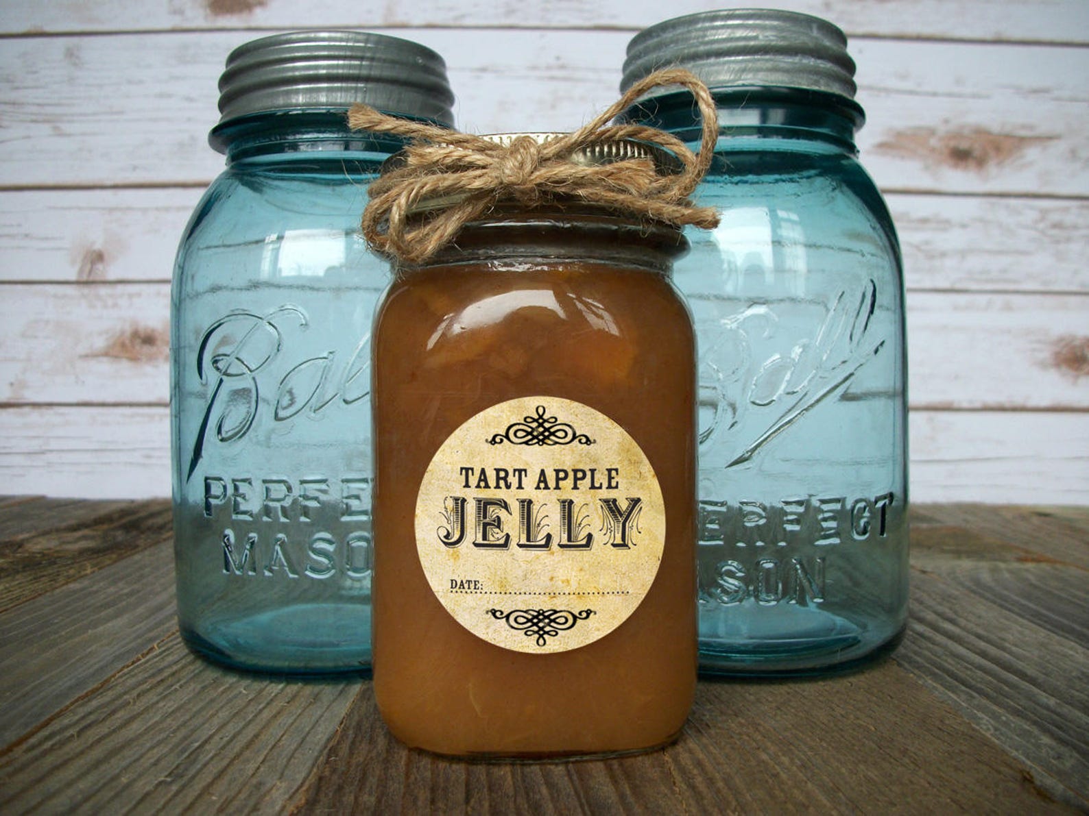 custom-vintage-canning-jar-labels-fully-personalized-round-etsy