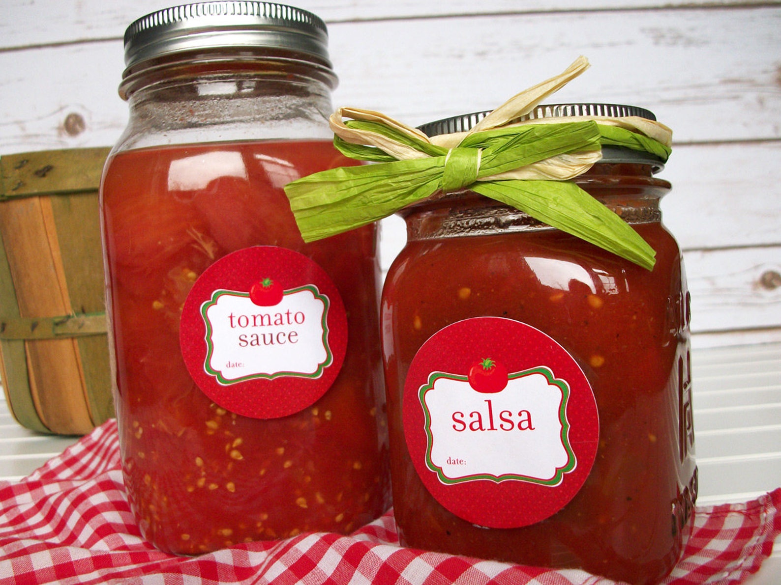 Tomato Juice Sauce Salsa Spaghetti Sauce Canning Labels Etsy