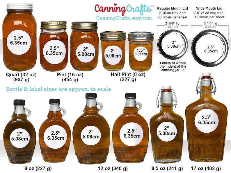 Custom Sugar Shack Maple Syrup Labels for backyard sugaring gifts, customized printed round canning jar & bottle stickers with sap house art image 4
