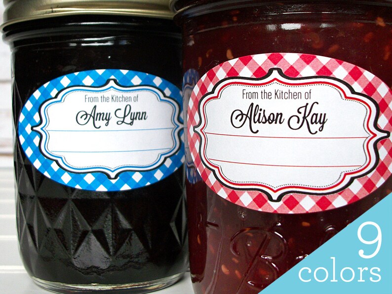 customized jar labels