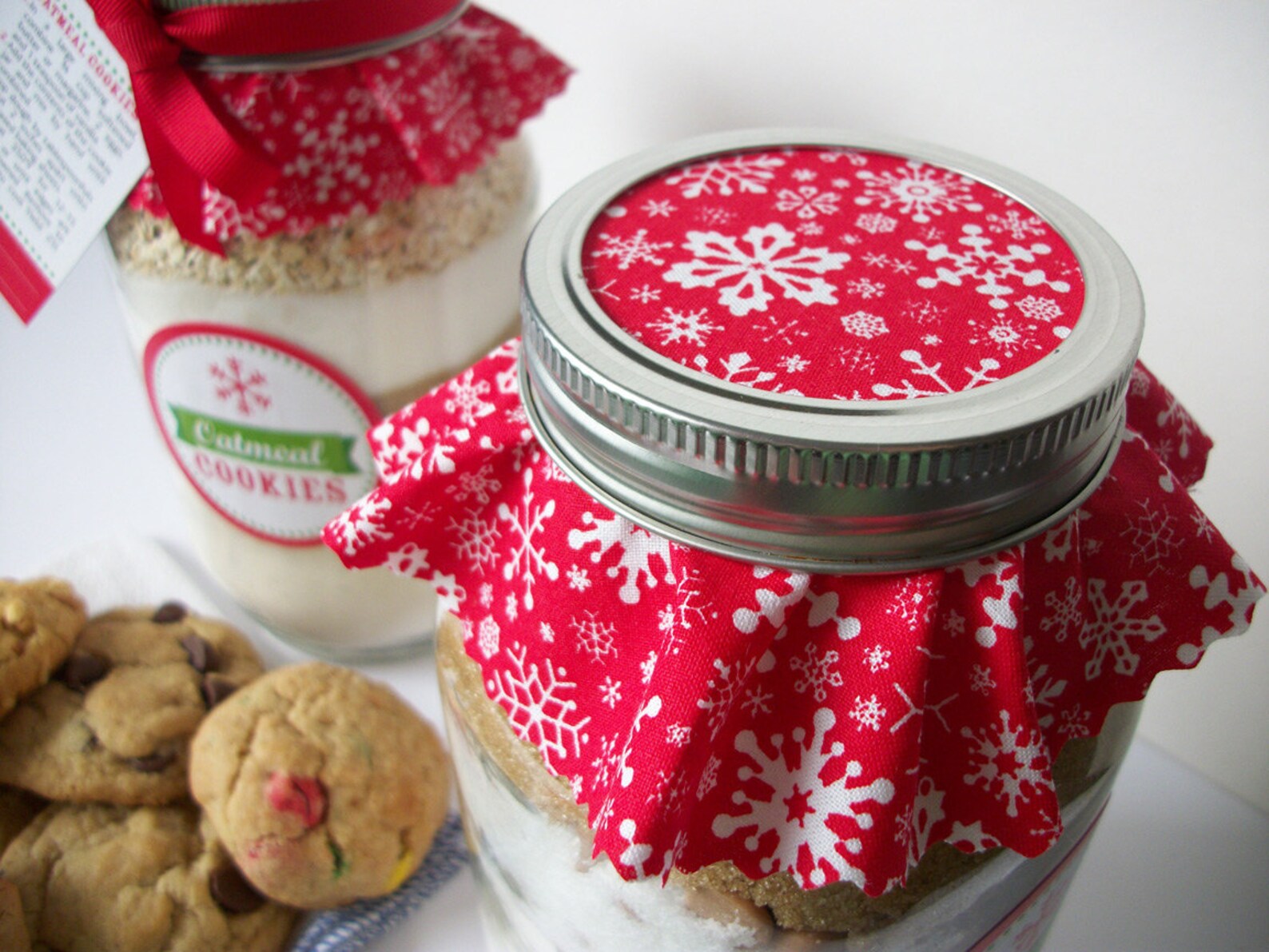 Custom Christmas Cookie Jar Decorations with YOUR recipe | Etsy
