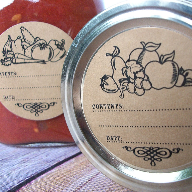 Mason Jar Labels - Etsy