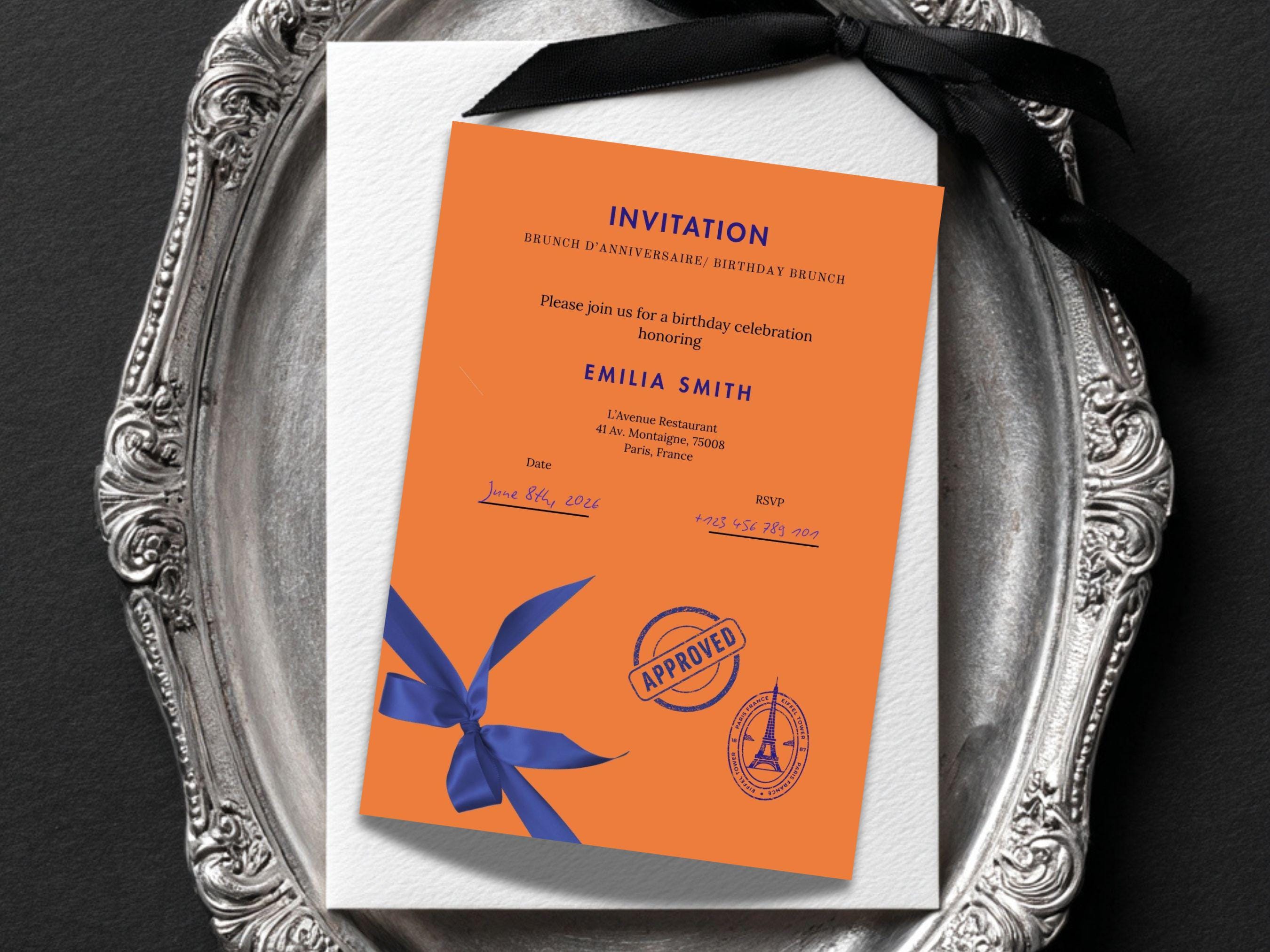 Louis vuitton invitation - Etsy 日本