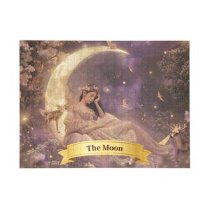 El Acertijo de la Luna – Sueño de Ensueño e Intuición bajo el Cielo Nocturno 【Serie de Tarot】