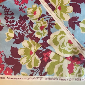 Joel Dewberry “Heirloom” Free Spirit OOP Floral Cotton Quilt Fabric