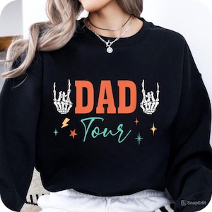 The Fatherhood Tour Dad Joke Rockin Dad PNG, Funny Father’s Day Png,Fatherhood Png,Dad With Milk Png, Mental Health Png, Dad Life