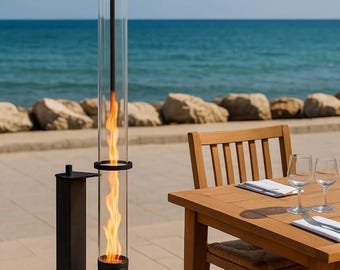 Outdoor Patio Pellet Stove Heater, Garden Restaurant Party Stove, Balcony Dinner Night, Get Together, Patio Furniture, Cafe Portable Heater