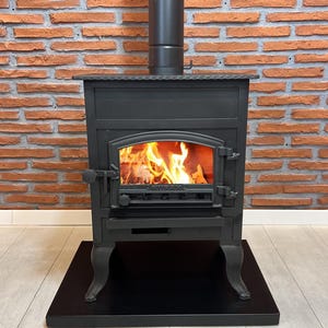 Bungalow WoodStove Livingroom Fireplace, Luxury Glass Fireplace Heater, Stove Fireplace, 70 KG- 154 IBS