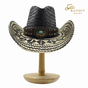 Western Cowboyhatt Vintage Style Filt Solhatt för Strand och Utomhusstil Color 01