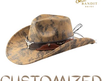 Unisex Western Cowboy Hat Classic Wide Brim For Men And Women
