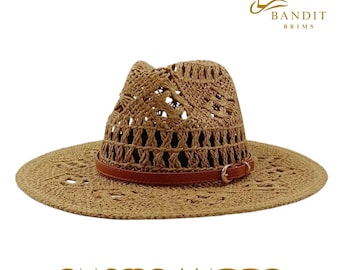 Solid Color Summer Straw Hat Beach Travel Essential Sun Protection Hat