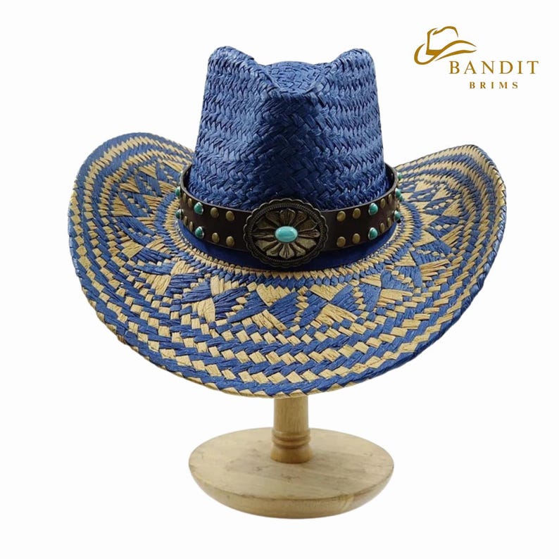 Western Cowboyhatt Vintage Style Filt Solhatt för Strand och Utomhusstil Color 02