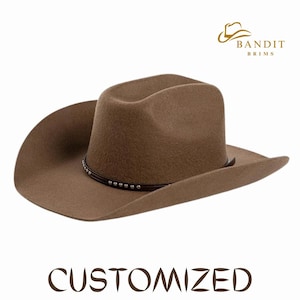 Vintage Style Unisex Western Cowboy Hat Classic Cowgirl Jazz Style
