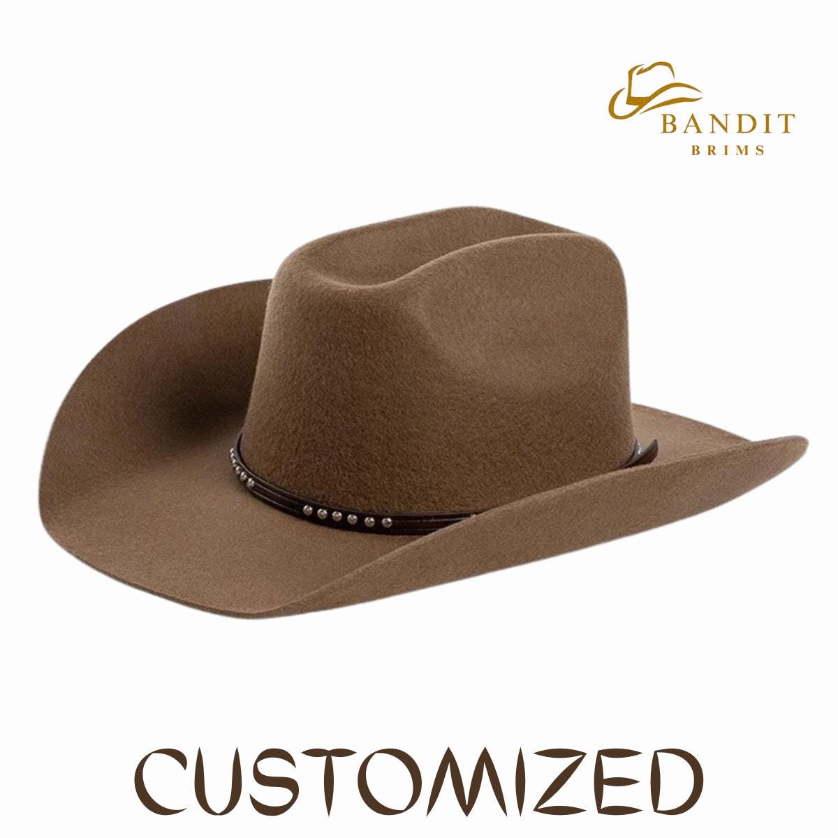 Chapeau Cowboy Vintage Beaver Hats 100X Fourrure (Marron, Taille 6 5/8) - Années 70