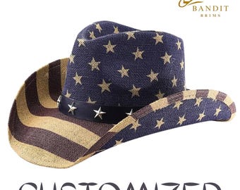 Unisex Western Cowboy Cowgirl Hat Classic Wide Brim Sun Protection Style