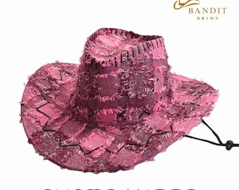 Chapéu de cowboy ocidental unissex: chapéu de festa de rodeio estilo vintage