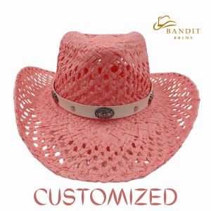 Frauen Sommer Stroh Cowboy Hut Sonnenschutz Western Style