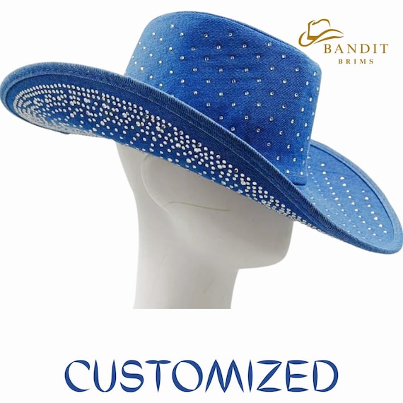 Western Cowboy Hat for Men & Women Retro Panama Style - Etsy  display picture 3
