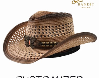 Foldable Straw Sun Hat for Women Windproof Rope, Summer Beach Style