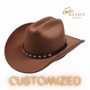 Sombrero de vaquero occidental estilo vintage: ala ancha, estilo vintage atemporal
