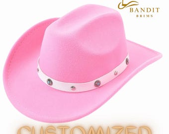 Elegante sombrero de vaquero occidental para mujer: moda de rodeo con clase